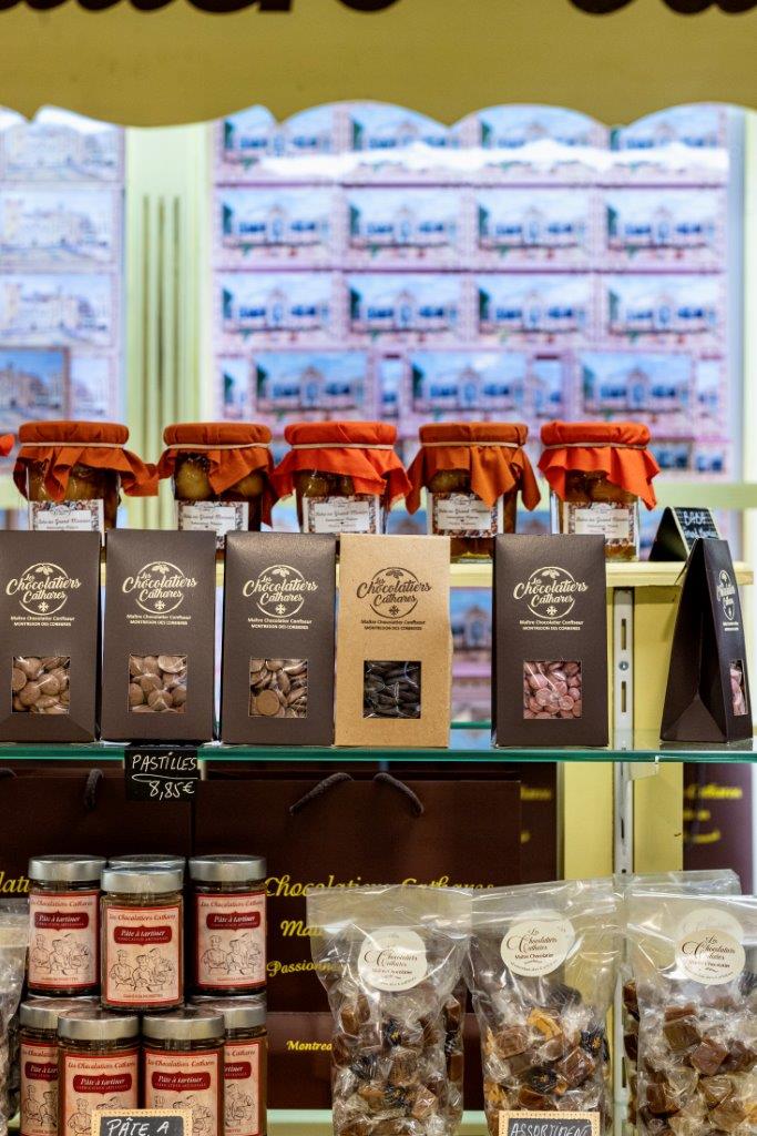 Chocolatiers cathares confiseur biscuiterie  halles narbonne commercant artisan manger alimentation  7
